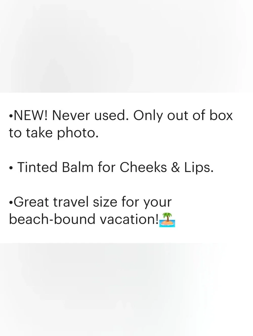 Tower 28 BeachPlease Luminous Tinted Balm For Cheeks & Lips $15 NIB